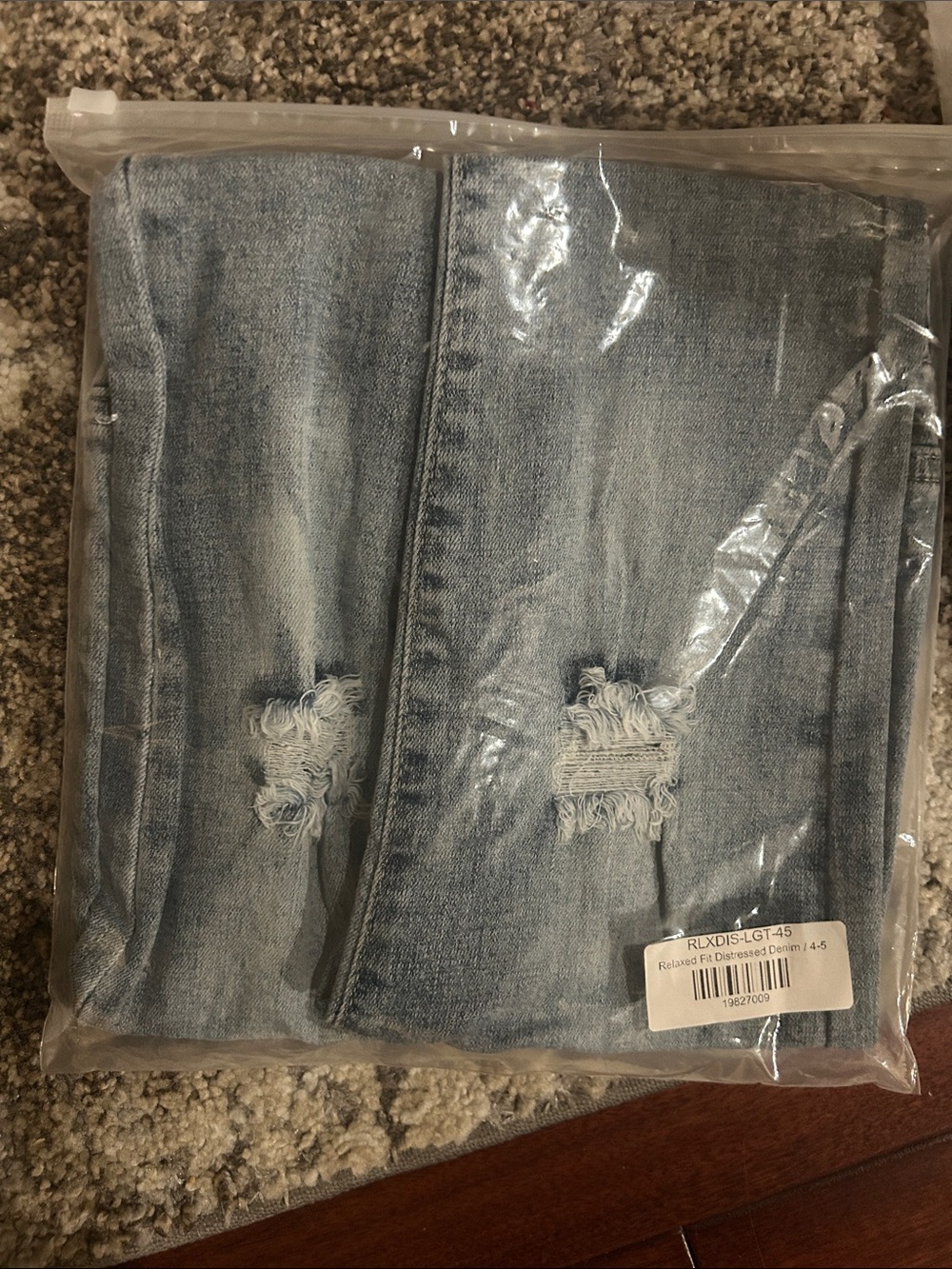 Little Bipsy Light Blue Distressed Kids Jeans